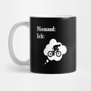 Niemand: Ich: Rad Mug